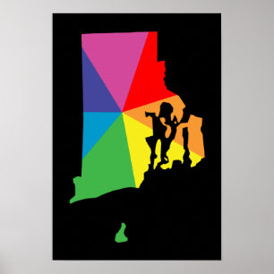Póster rajada da ilha