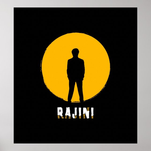 Poster RAJINIKANTH Thalaivar (Frente)