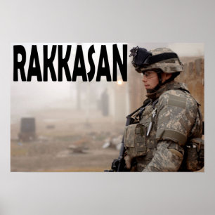 Poster Rakkasan 101st transportado por via aérea