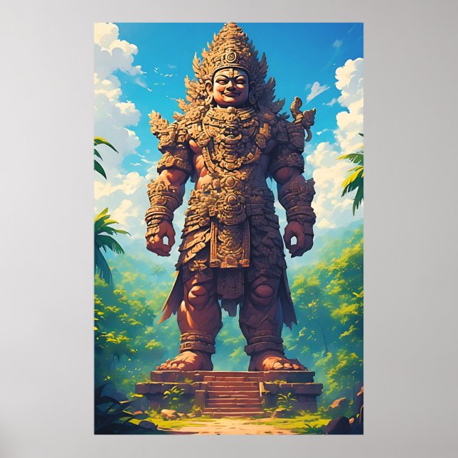 Poster “Raksasa Nusantara” (Giant of the Archipelago) (Frente)