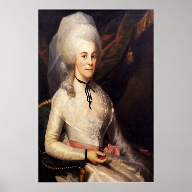 Poster Ralph Earl / Elizabeth Schuyler Hamilton / (Frente)