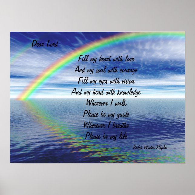 Póster Ralph Staples-querido lorde (Frente)