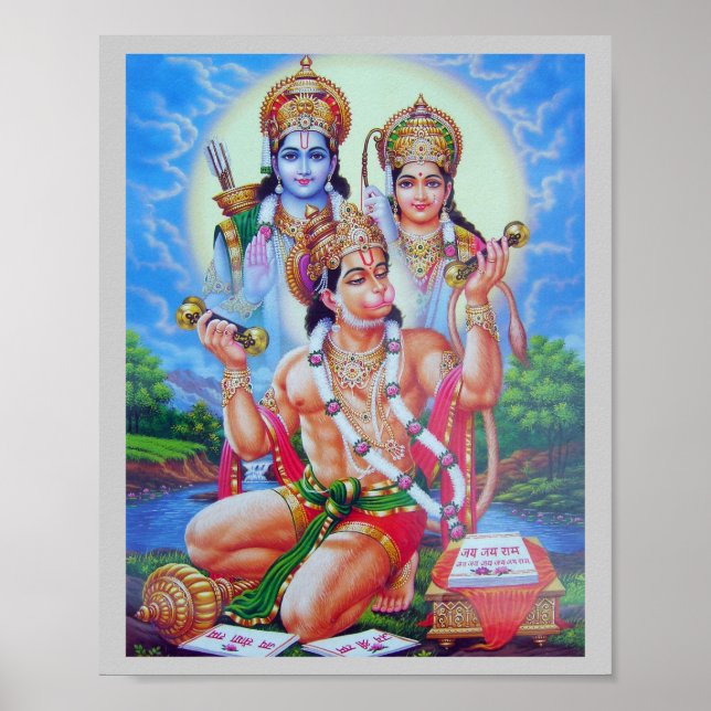 Poster Ram-Sita-Hanumana (Frente)