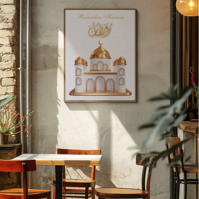 Poster Ramadan Kareem Ramadan Mubarak (Criador carregado)