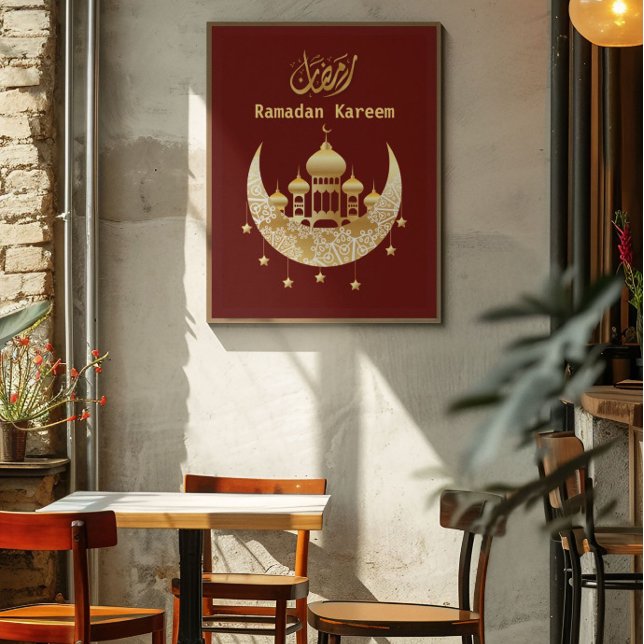 Poster Ramadan Kareem Ramadan Mubarak (Criador carregado)