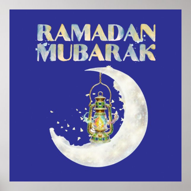 Poster Ramadan Mubarak (Frente)