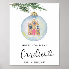 Poster Ramal de inverno - Adivinhem quantos doces