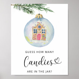 Poster Ramal de inverno - Adivinhem quantos doces