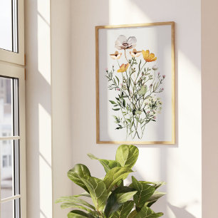 Poster Ramalhete de Flores Silvestres Secas