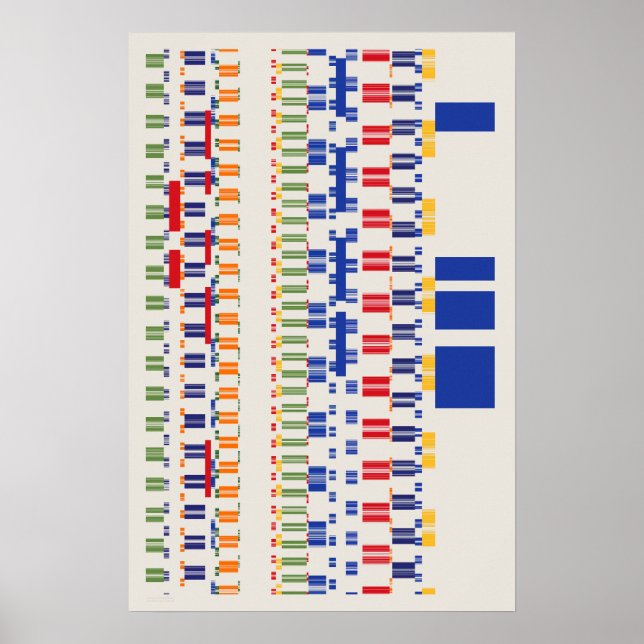 Poster Ramanujan Numbers Pattern  (Frente)