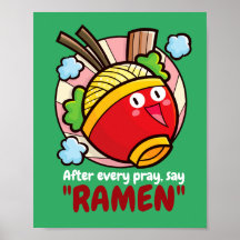 "Ramen" personalizável após rezar