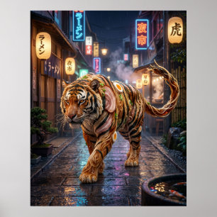 Poster Ramen Tigre Alley Neon