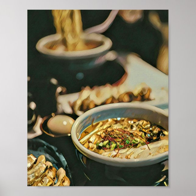 Poster Ramen trabalho de arte (Frente)