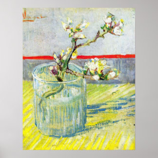 Poster Ramificação de Almond Blossom por Vincent van Gogh