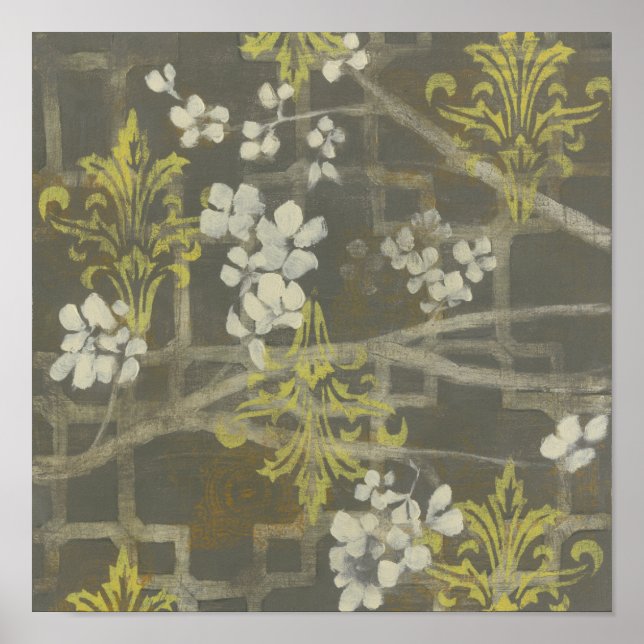 Poster Ramificação I do Flor Padrão (Frente)