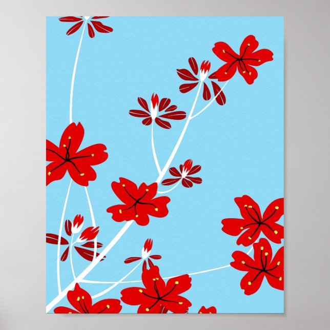 Poster Ramificações Florais (Frente)