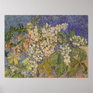 Poster Ramos de Castanheira em Flor por Vincent van Gogh