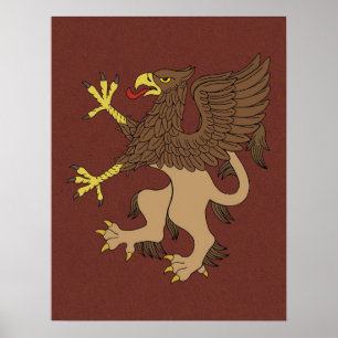 Póster Rampant Griffin