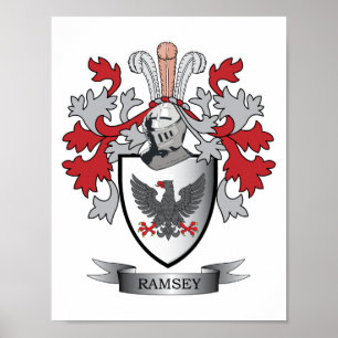 Poster Ramsey Family Crest Casaco de Braços