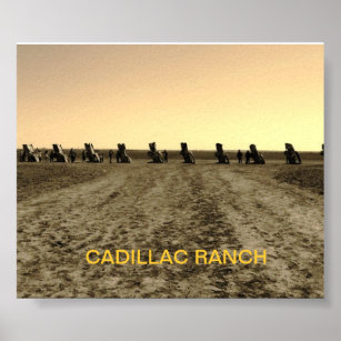 Póster Ranch cadillac, Amarillo TX