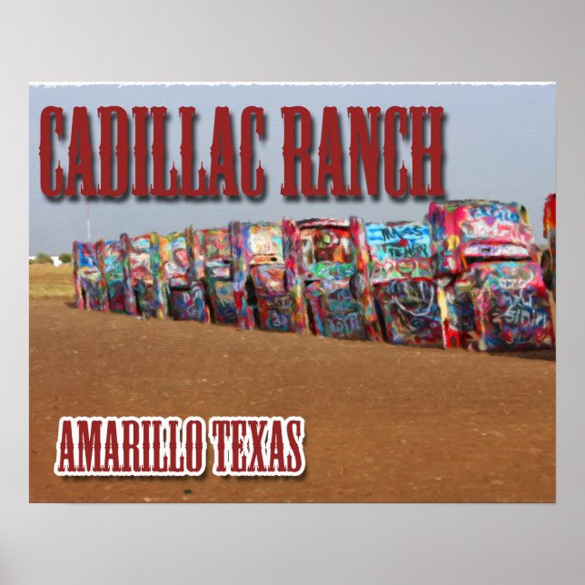 Póster Ranch do cadillac (Frente)