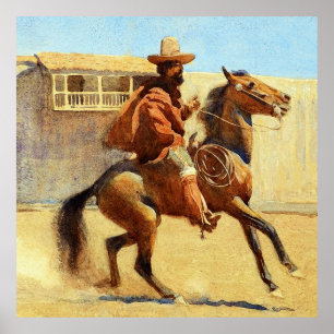 Poster Ranchero da Velha Califórnia por Maynard Dixon