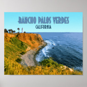 Poster Rancho Palos Verdes California Point Vicente