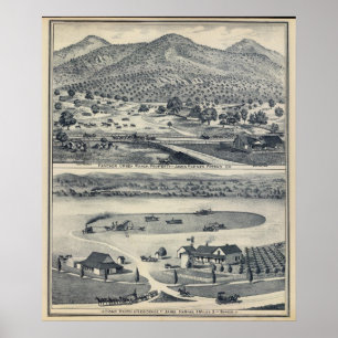 Póster Ranchos Home em Fresno, Califórnia