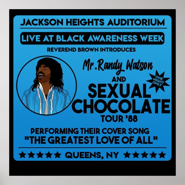 Poster Randy watson em turnê (Frente)