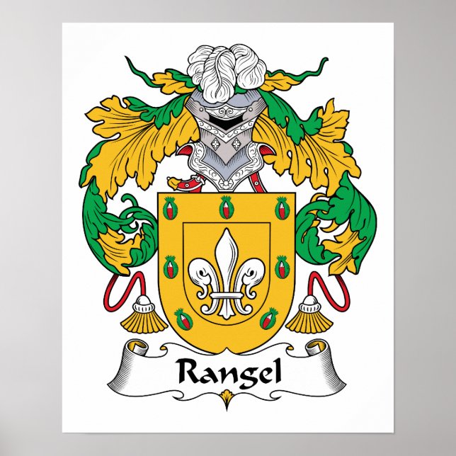 Póster Rangel Family Crest (Frente)