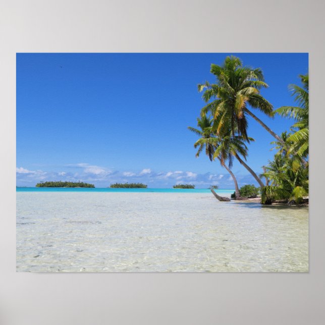 Poster Rangiroa French Polynesia (Frente)