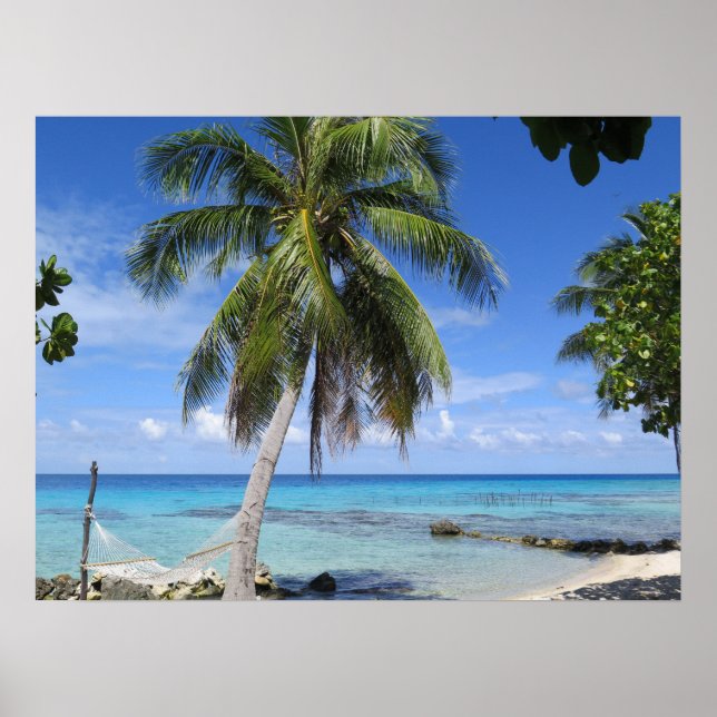 Poster Rangiroa Polinésia Francesa (Frente)