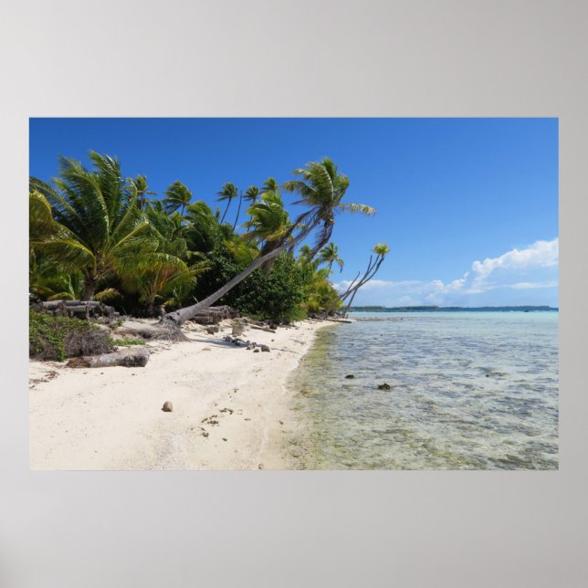 Poster Rangiroa Polinésia Francesa (Frente)