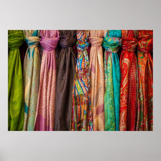 Poster Ranhura têxtil de cor ordenada (Frente)