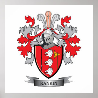 Poster Rankin Family Crest Casaco de Armas