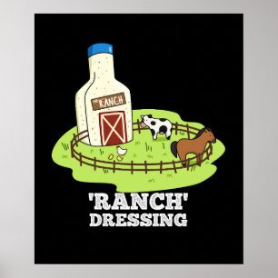 Poster Ranking Engraçado Comida Engraçado Pun Escuro BG