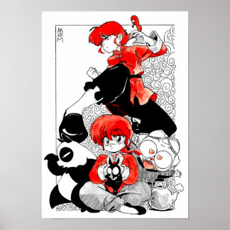 Poster Ranma 1/2 fanart @Akeemakart