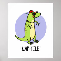 Rap Funny Reptile Lizard Pun
