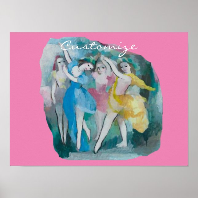 Poster Rapariga Ballerina Dançarinas Thunder_Cove (Frente)