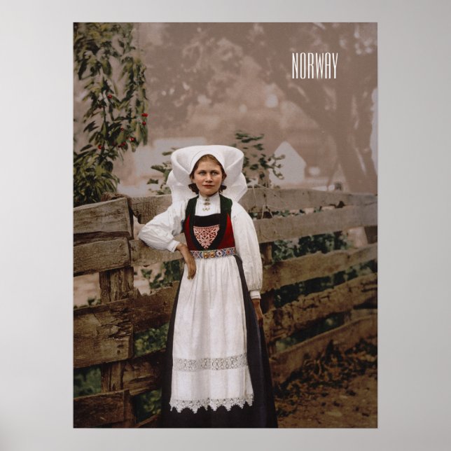 Poster Rapariga da Noruega (Frente)