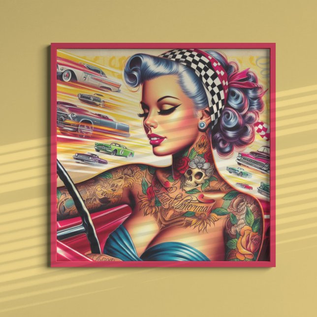 Poster Rapariga de Corrida Inclusa (Criador carregado)