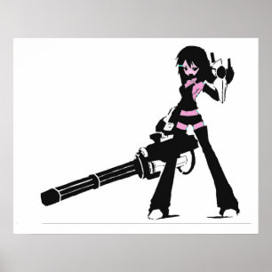 Poster Rapariga de Minigun!