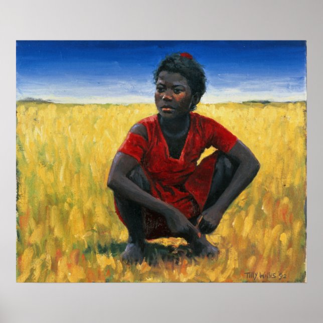 Póster Rapariga em Vermelho 1992 (Frente)