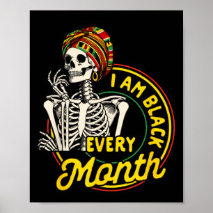 Poster Rapariga Negra História Histórica Mês Negra-Im