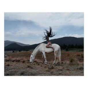 Póster Rapariga no Cavalo