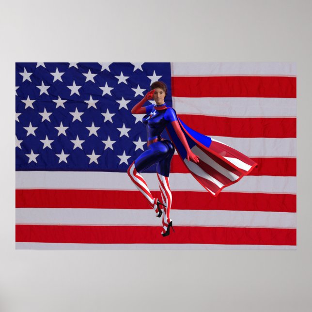 Poster Rapariga Patriota (Frente)