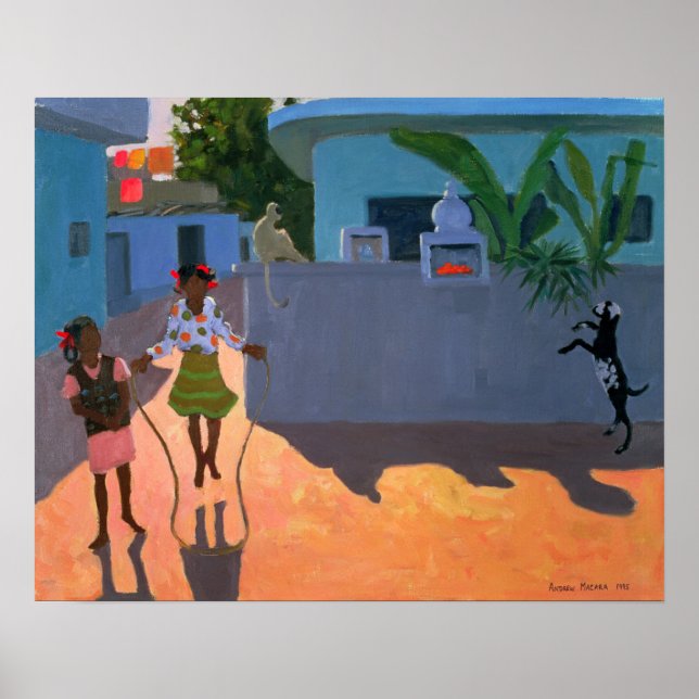 Poster Rapariga pulando 1995 (Frente)