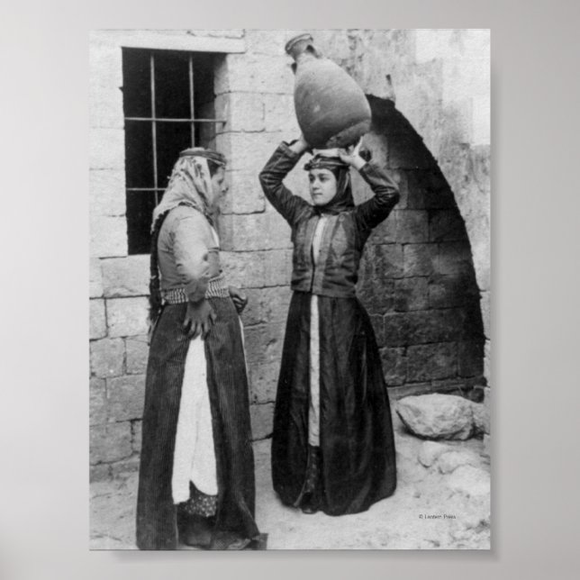 Póster Raparigas Cristãs em Nazareth (Frente)