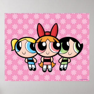 Poster Raparigas Powerpuff: Açúcar, especiarias e tudo 