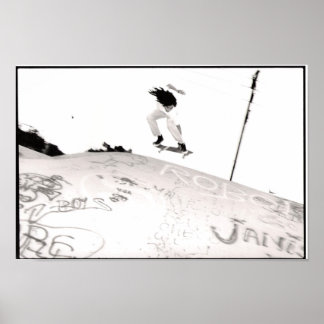 Poster Rapaz de Skater Voador